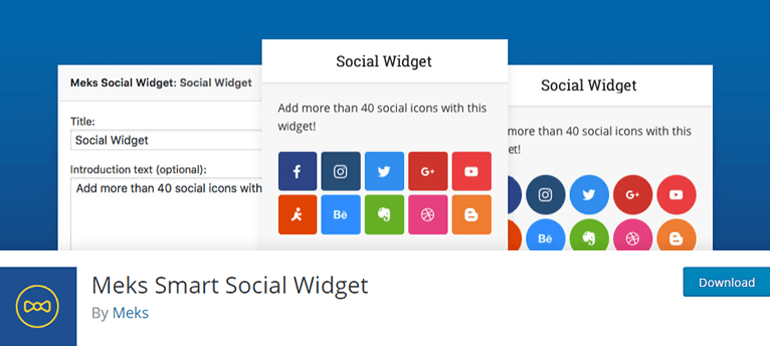Meks Smart Social Widget WordPress Plugin