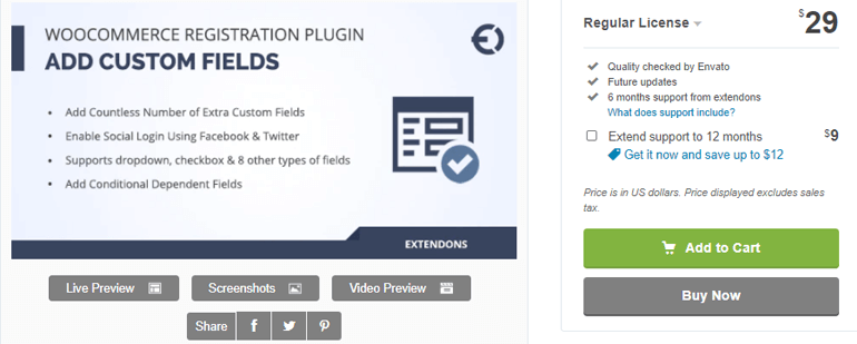 WooCommerce Registration Plugin by Extensons