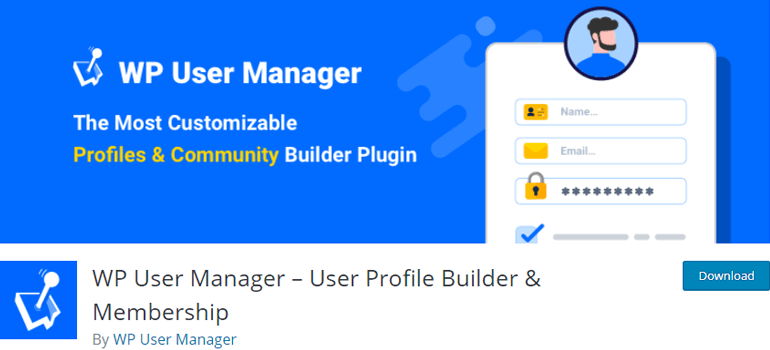 WP User Manager Plugin