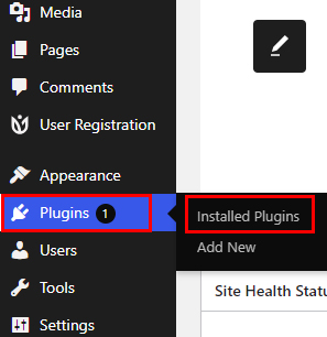 Open Installed Plugins