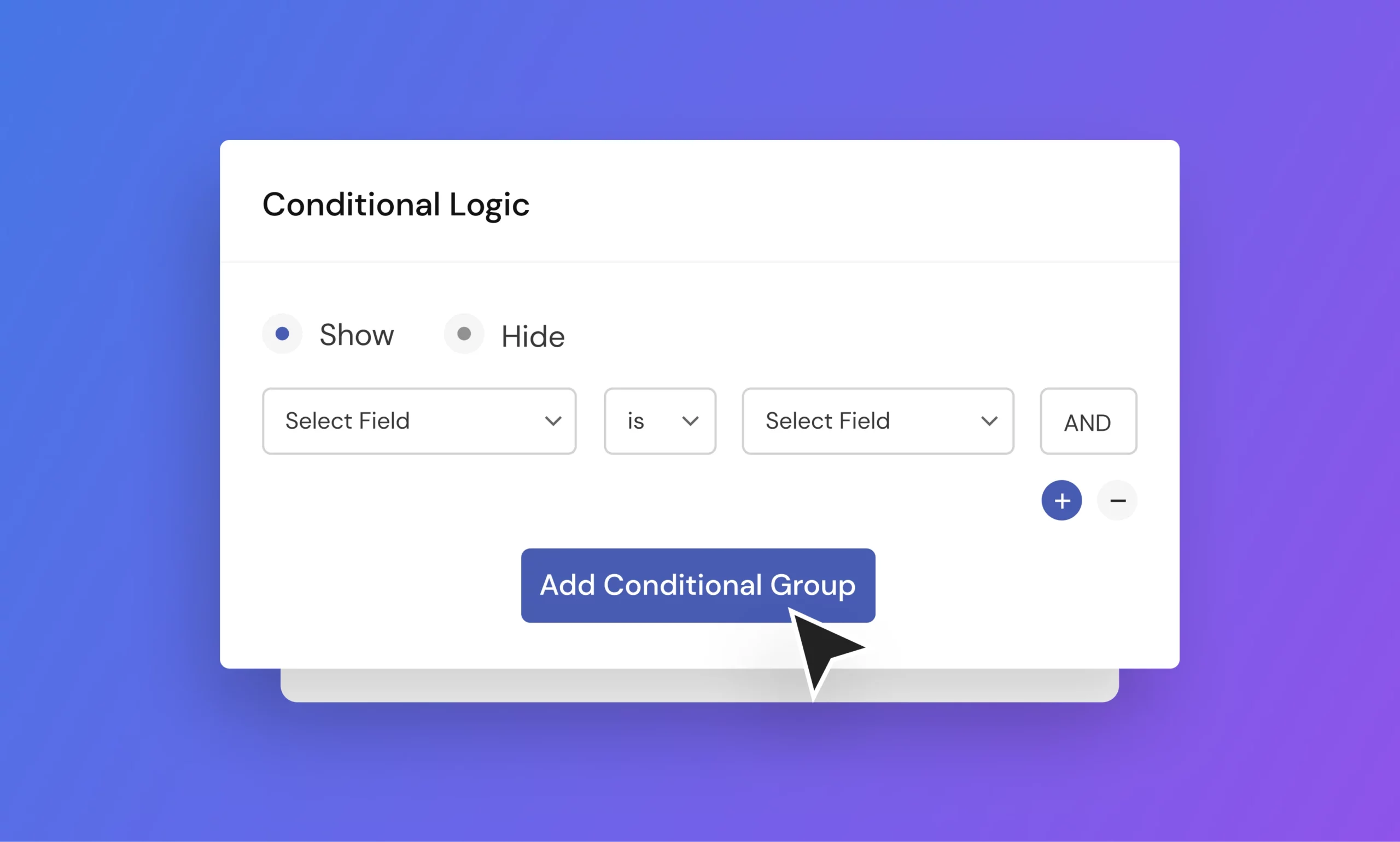 Conditional Logic Add-on