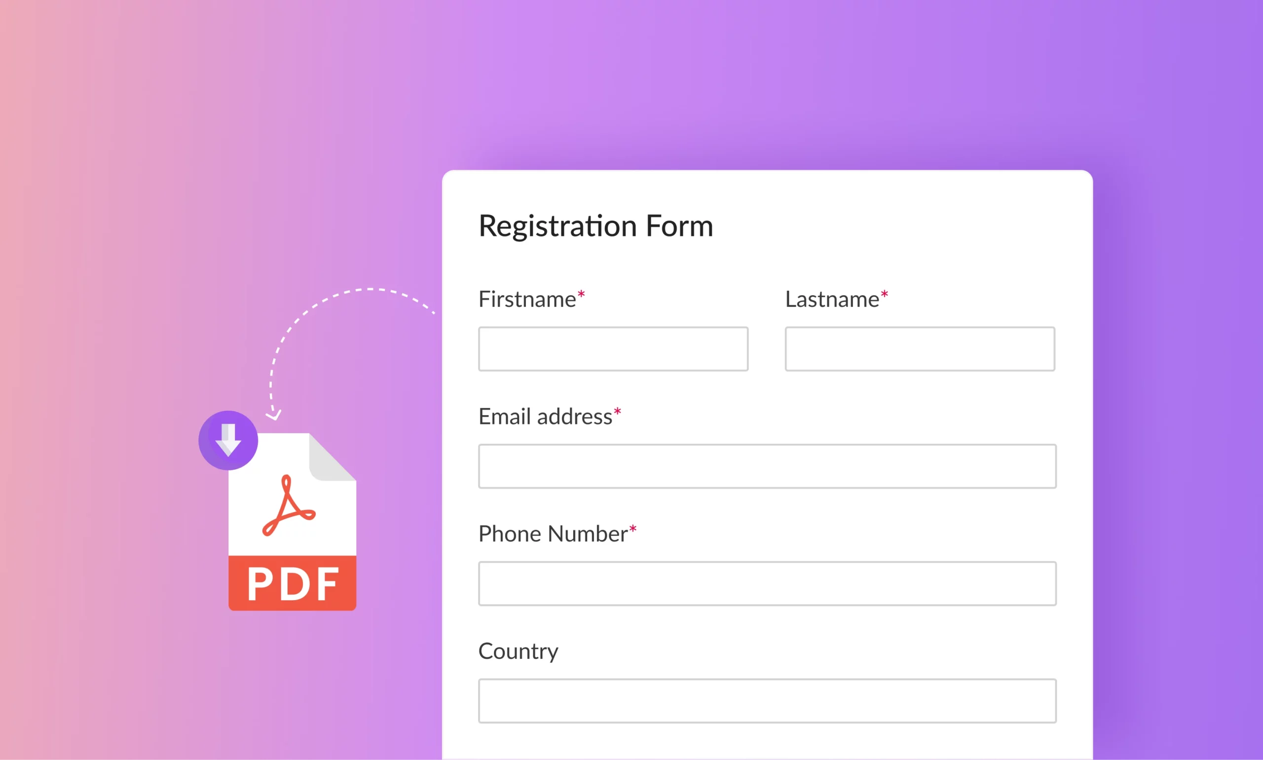 PDF Form Submission Add-on